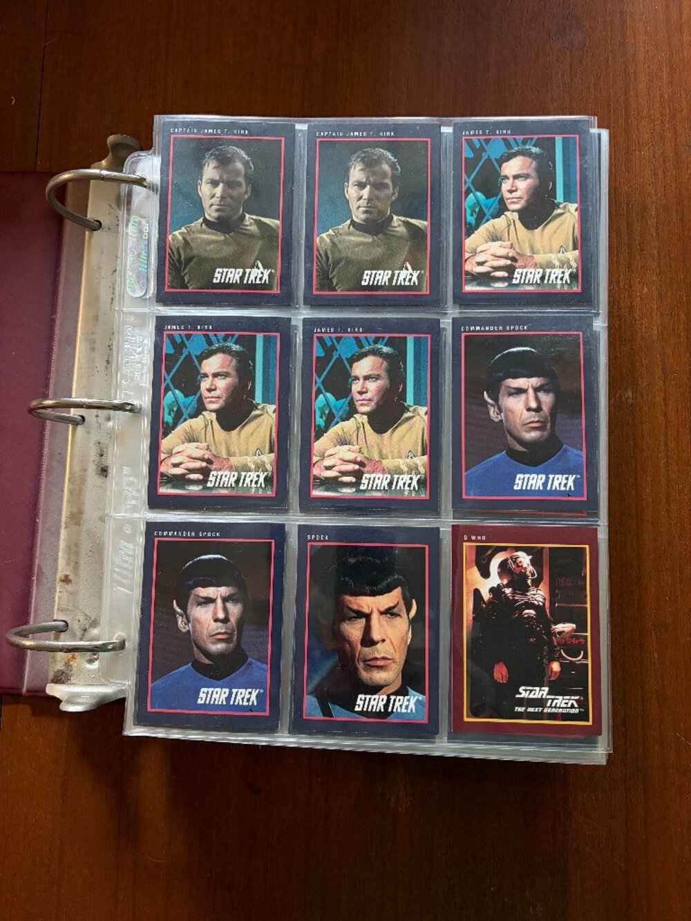 Star Trek The Original Series One & Two Trading Cards Lot of 780 by Impel